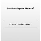 Volvo P7820c Tracked Paver Service Repair Manual