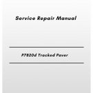 Volvo P7820d Tracked Paver Service Repair Manual