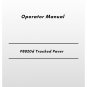 Volvo P8820d Tracked Paver Operator Manual