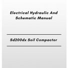 Volvo Sd200dx Soil Compactor Electrical Hydraulic And Schematic Manual