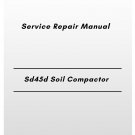 Volvo Sd45d Soil Compactor Service Repair Manual