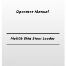 Volvo Mc110b Skid Steer Loader Operator Manual