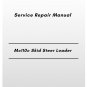 Volvo Mc110c Skid Steer Loader Service Repair Manual