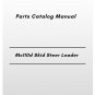 Volvo Mc110d Skid Steer Loader Parts Catalog Manual
