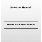 Volvo Mc115d Skid Steer Loader Operator Manual