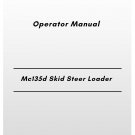 Volvo Mc135d Skid Steer Loader Operator Manual