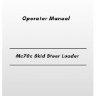 Volvo Mc70c Skid Steer Loader Operator Manual