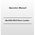 Volvo Mct110d Skid Steer Loader Operator Manual