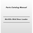 Volvo Mct125c Skid Steer Loader Parts Catalog Manual