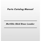 Volvo Mct135c Skid Steer Loader Parts Catalog Manual