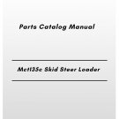 Volvo Mct135d Skid Steer Loader Parts Catalog Manual