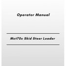 Volvo Mct70c Skid Steer Loader Operator Manual