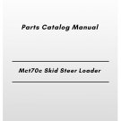 Volvo Mct70c Skid Steer Loader Parts Catalog Manual