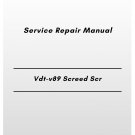 Volvo Vdt-v89 Screed Scr Service Repair Manual