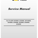 Cat Forklift 2C3000, 2C3500, 2CC4000, 2C4000, 2C5000, 2C5500, 2C6000, 2C6500 Service Manual