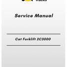 Cat Forklift 2C3000 Service Manual