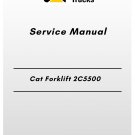Cat Forklift 2C5500 Service Manual