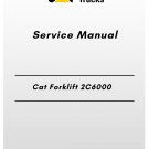 Cat Forklift 2C6000 Service Manual