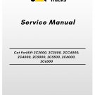 Cat Forklift 2C3000, 2C3500, 2CC4000, 2C4000, 2C5000, 2C5500, 2C6000, 2C6500 Service Manual