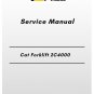Cat Forklift 2c4000 Service Manual