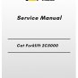 Cat Forklift 2C5000 Service Manual