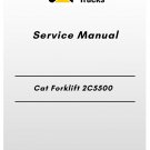 Cat Forklift 2C5500 Service Manual