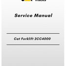 Cat Forklift 2CC4000 Service Manual