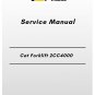 Cat Forklift 2CC4000 Service Manual