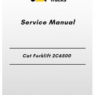Cat Forklift 2C6500 Service Manual
