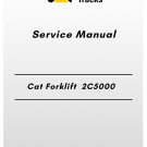Cat Forklift 2C5000 Service Manual