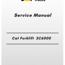 Cat Forklift 2C6500 Service Manual