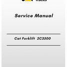 Cat Forklift 2C3500 Service Manual