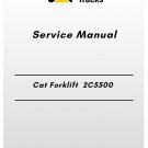 Cat Forklift 2C5500 Service Manual