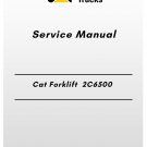 Cat Forklift 2C6500 Service Manual