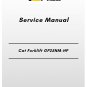Cat Forklift GP25NM-HP Service Manual