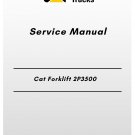 Cat Forklift 2P3500  Service manual