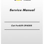Cat Forklift 2P4000 Service Manual