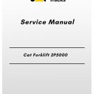 Cat Forklift 2P5000 Service Manual
