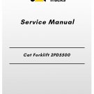 Cat Forklift 2PD5500 Service Manual