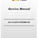 Cat Forklift GP25NM-HP Service Manual