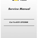 Cat Forklift GP35NM Service Manual