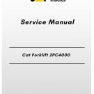 Cat Forklift 2PC4000 Service Manual