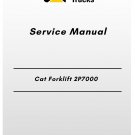 Cat Forklift 2P7000 Service Manual