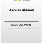 Cat Forklift 2P7000 Service Manual