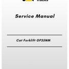 Cat Forklift GP35NM  Service Manual