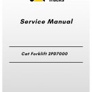 Cat Forklift 2PD7000  Service Manual