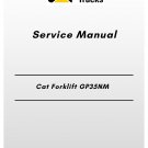 Cat Forklift GP35NM Service Manual