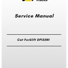 Cat Forklift DP135N1 Service Manual