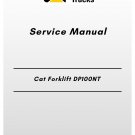 Cat Forklift DP100NT Service Manual
