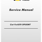 Cat Forklift DP150NT Service Manual